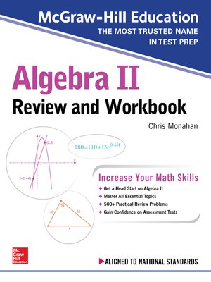 cover image of McGraw-Hill Education Algebra II Review and Workbook
